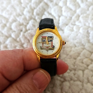 University of Southern Indiana Watch‎ with Genuine Leather Wristband